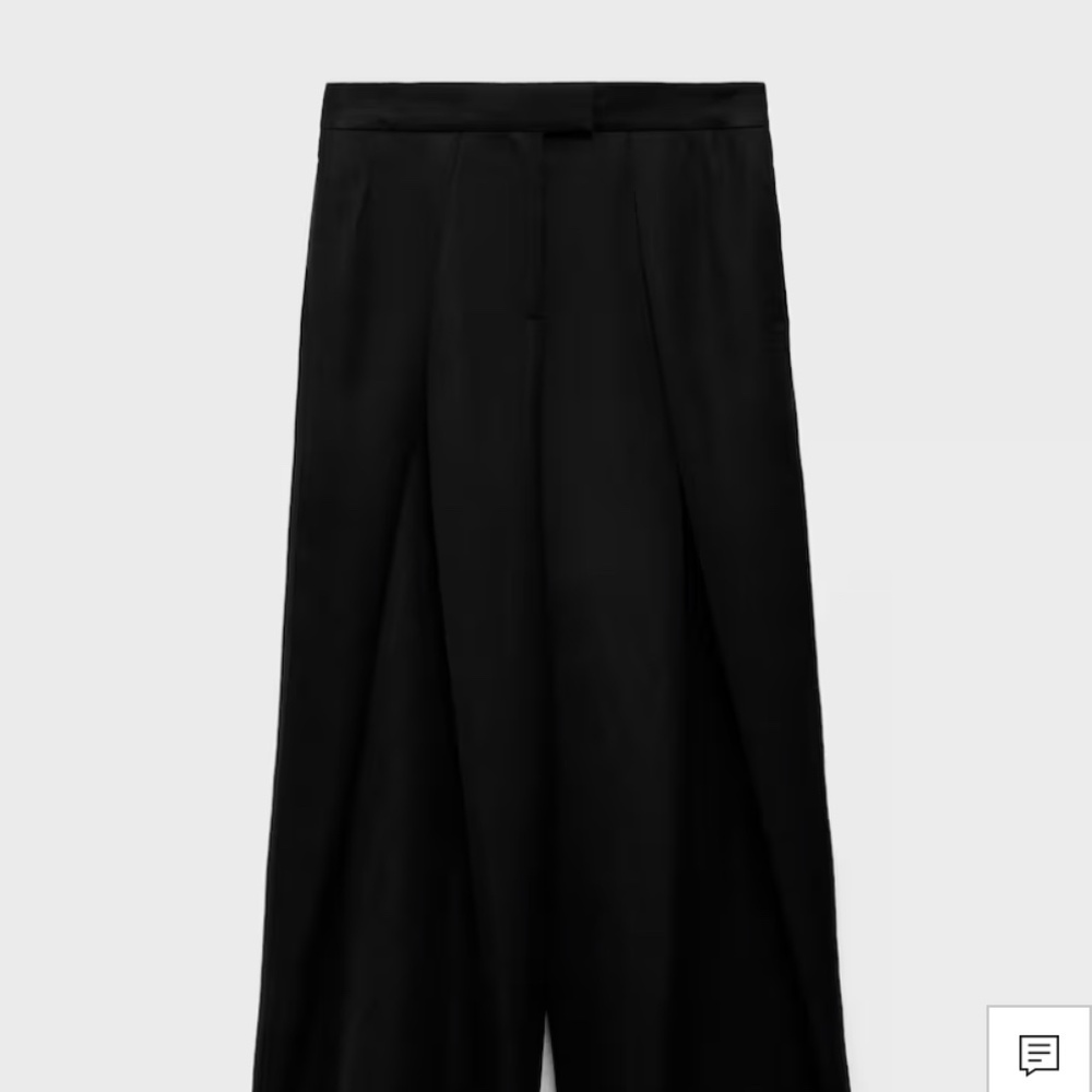 Mango Wide Leg Pleated Pants - Picture 5 of 6